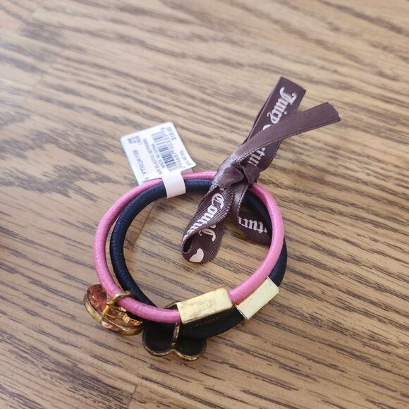 JUICY COUTURE Vintage Hair Ties with Gold Slider Charms BACKYARD BBQ - Picture 2 of 7